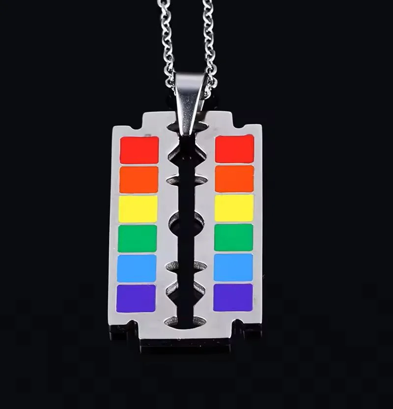  Rainbow Pride Razor Blade 
