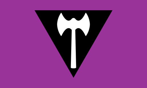 Lesbian Pride Flag - Labrys