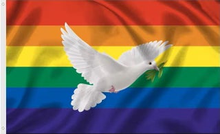 Dove Rainbow Flag