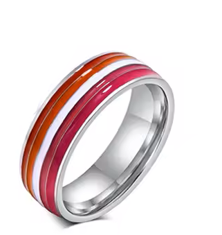 Lesbian Pride Ring