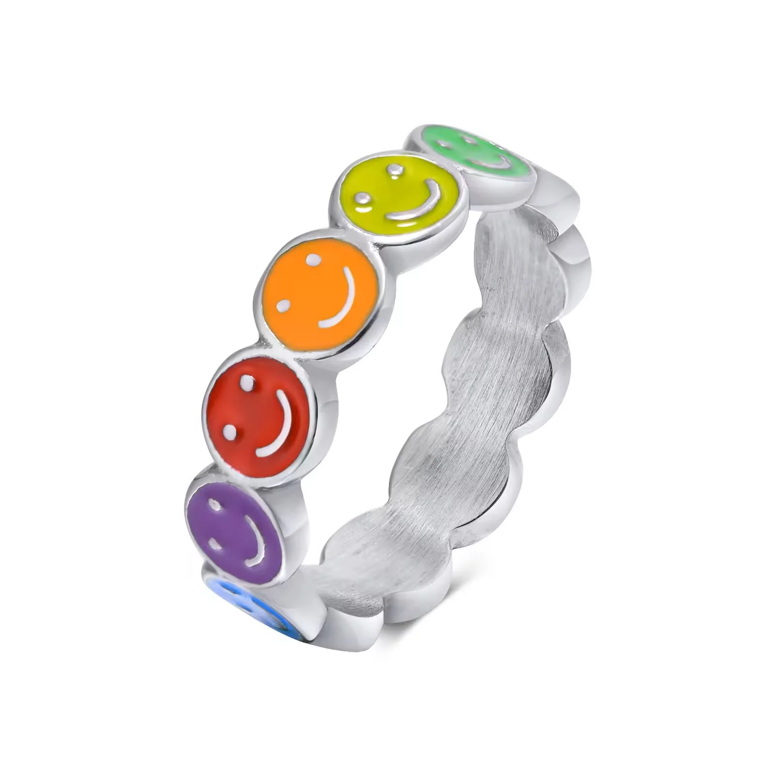 Smiling Rainbow Ring 
