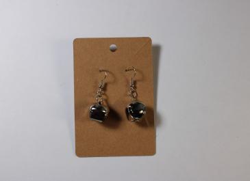 Medium Silver Bell Earrings